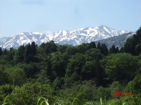 裏頸城山塊　焼山・火打山