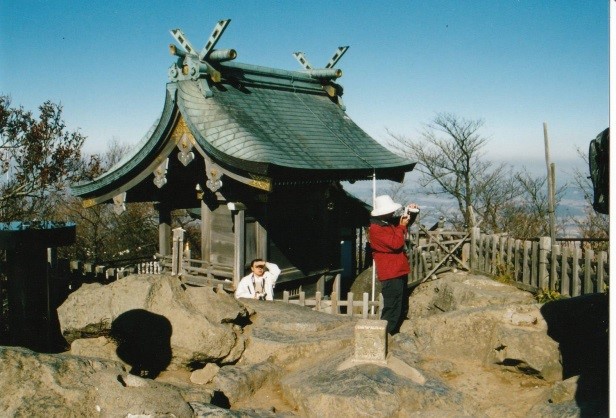 イザナギの尊が祀られている男体山