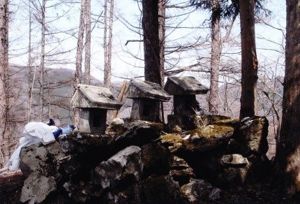 山頂の祠