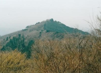 高水山～大岳山を望む