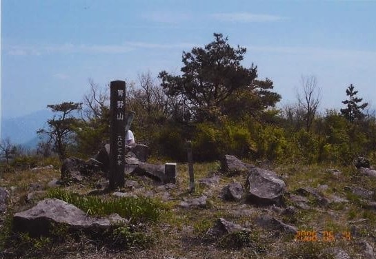 青野山 山頂 二等三角点