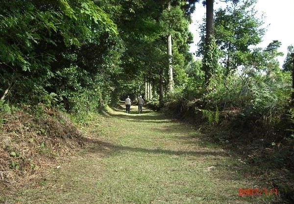 山伏山　参道