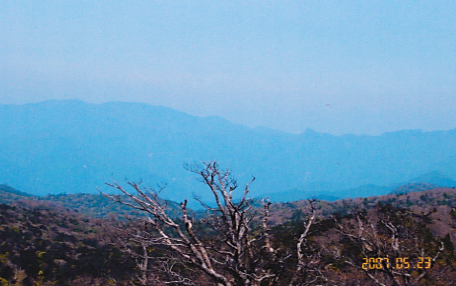 日出ヶ岳→山上ヶ岳・稲村ヶ岳・行者還岳・トサカ尾山