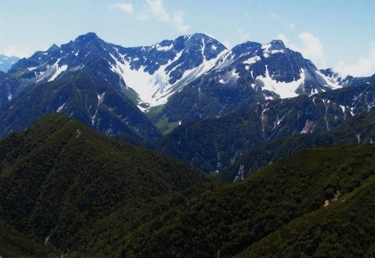 東天井岳～穂高連峰・涸沢・横尾本